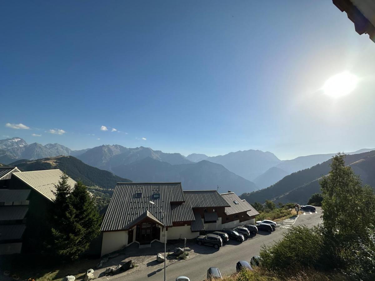 Sunny Studio 25 M2 Mountain View Balcony In Alpe D Huez District Eclose Alpe d'Huez Zewnętrze zdjęcie